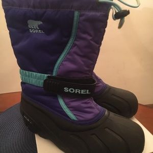 Sorel KIDS FLURRY, Paisley Purple - Black